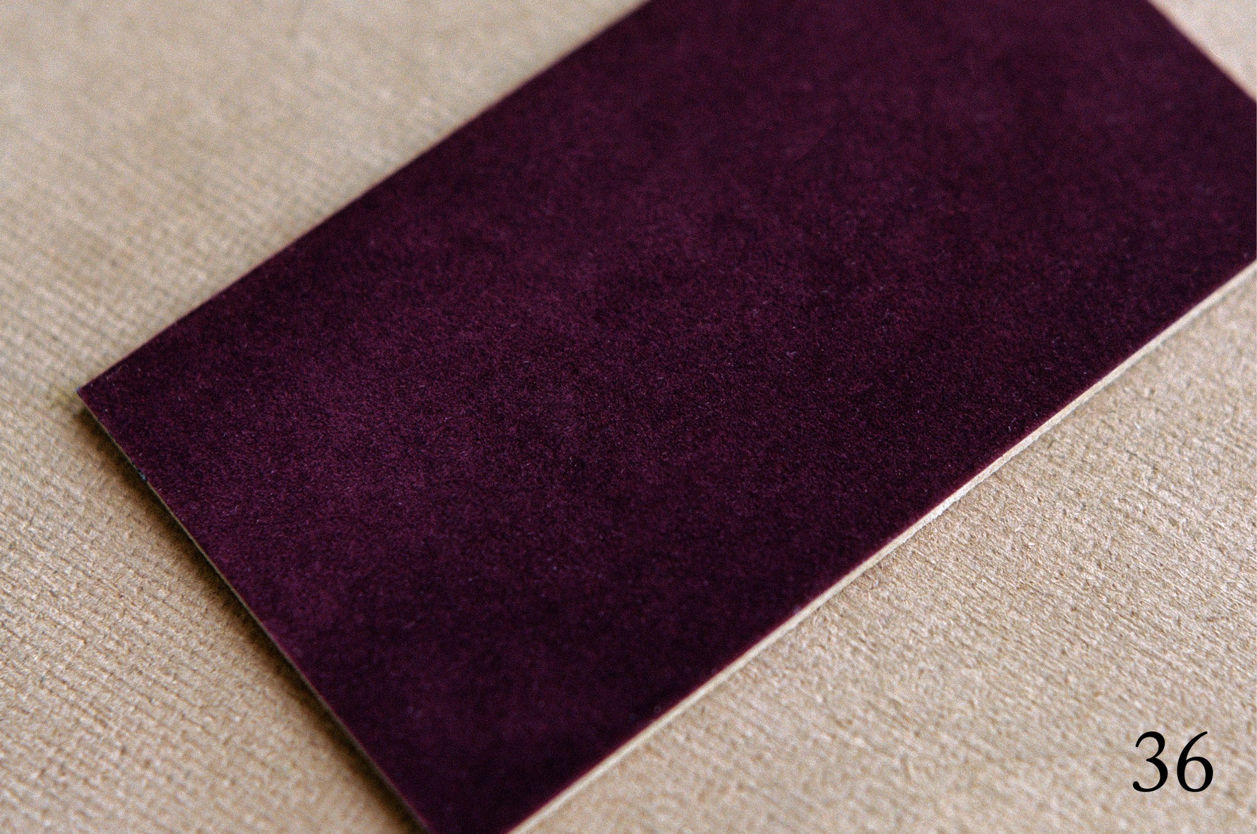 36 Jewel burgundy velvet